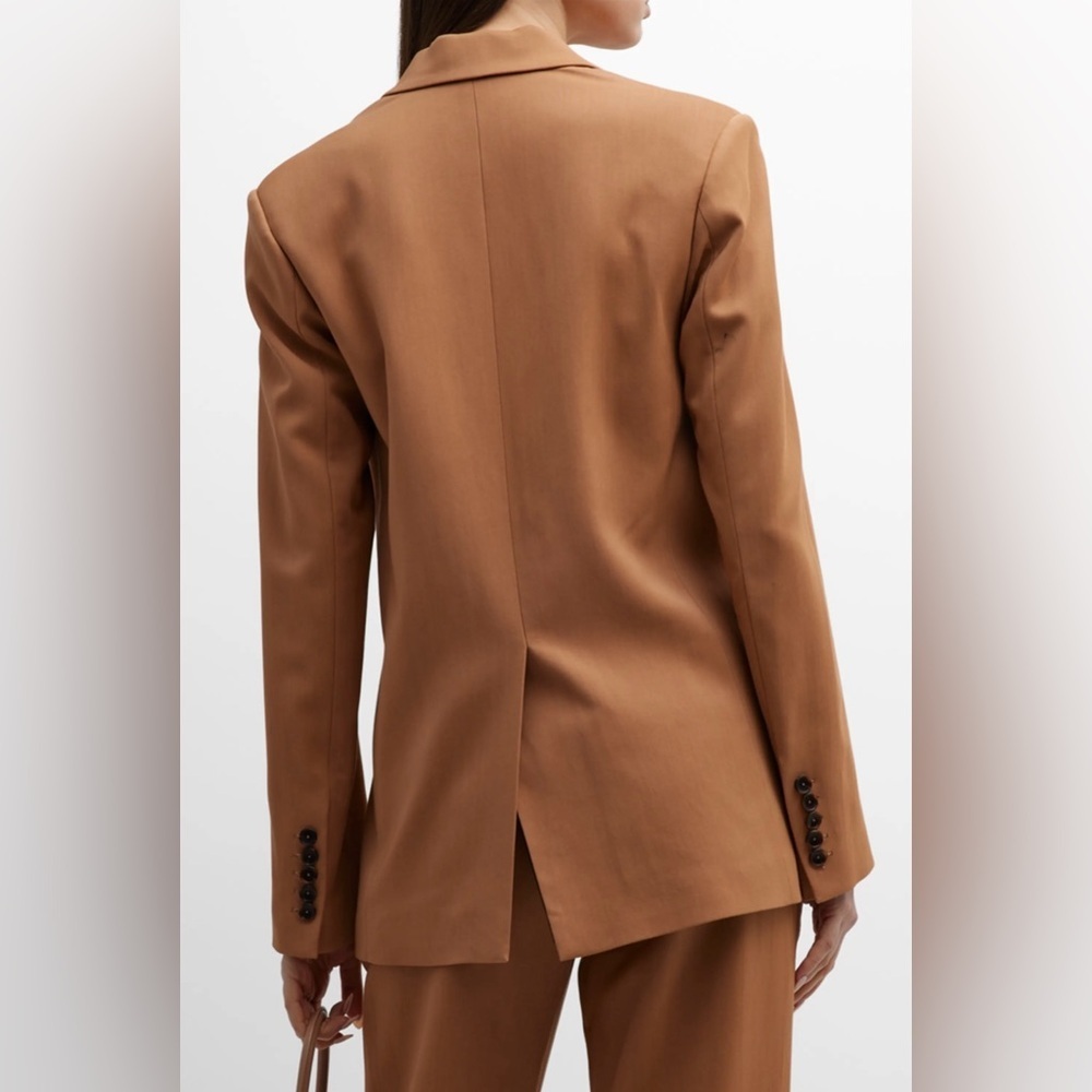 A.L.C. Maverick Jacket Tawny Brown Lace Up Princess Silhouette Size: 6 - Picture 2 of 14